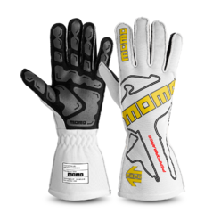 Gants Momo Performance Blancs (FIA)